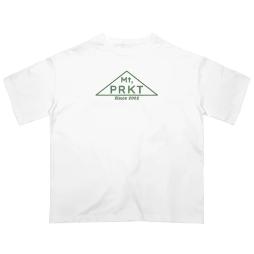 Mt,PRKTロゴ　1st Anniversary　白 オーバーサイズTシャツ