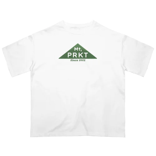Mt,PRKTロゴ　1st Anniversary　緑 オーバーサイズTシャツ