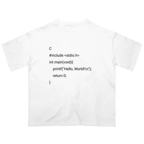 C言語くん オーバーサイズTシャツ