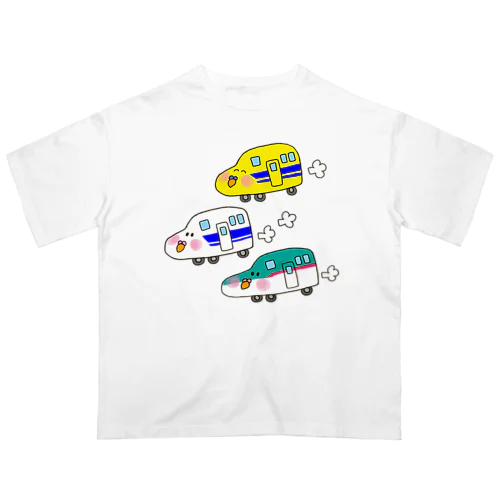 新幹線インコ オーバーサイズTシャツ