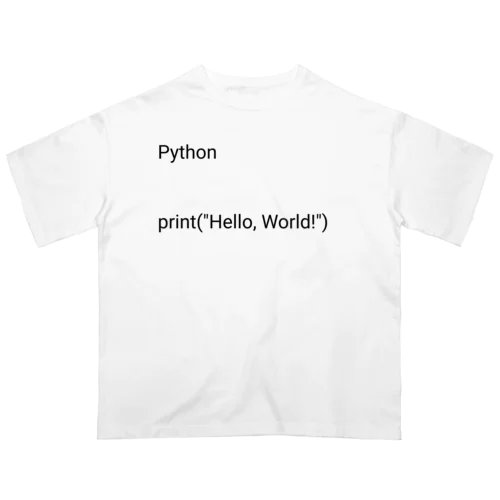 Pythonくん Oversized T-Shirt