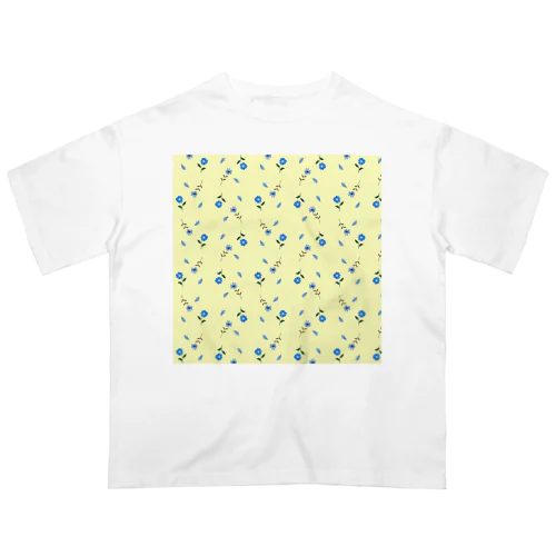 ラブリー花柄 オーバーサイズTシャツ