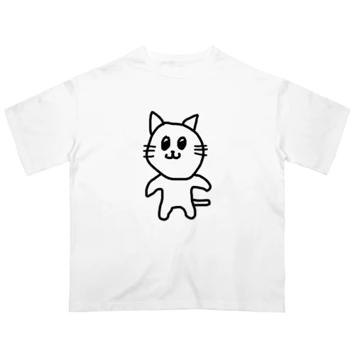 ねこTシャツ オーバーサイズTシャツ