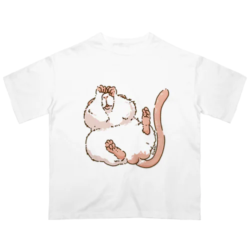 あおむけラットちゃん01 オーバーサイズTシャツ