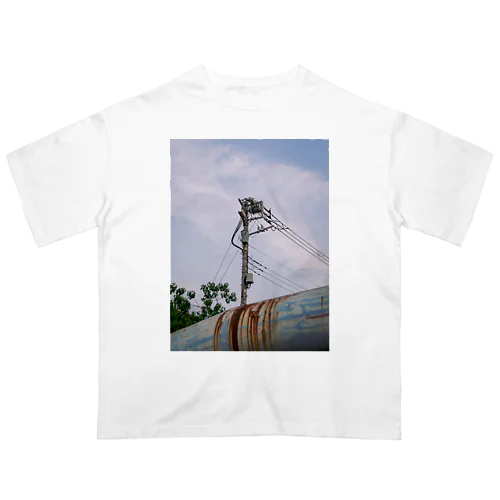 電信柱 T-shirt Oversized T-Shirt