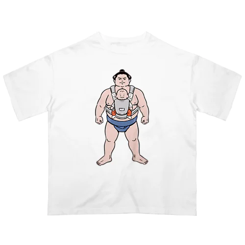 sumo and baby Oversized T-Shirt