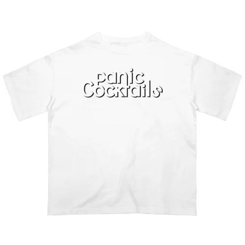 Panic Cocktails BoldLogo DropShadow オーバーサイズTシャツ