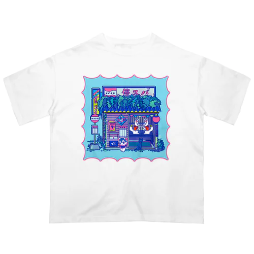 バス停 オーバーサイズTシャツ