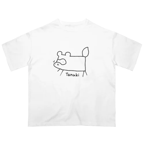 たぬき オーバーサイズTシャツ