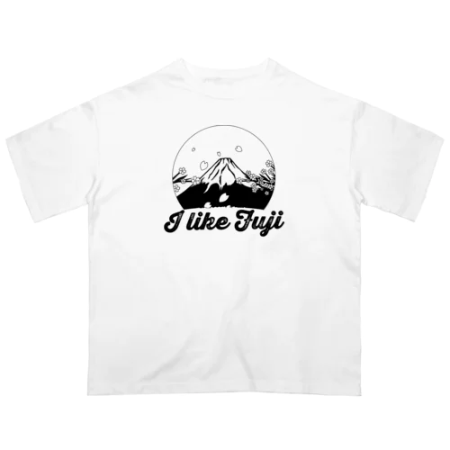 富士山好き オーバーサイズTシャツ