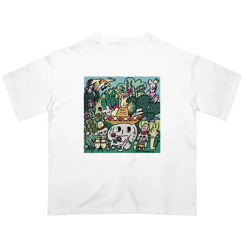 ジャングルでサンバを踊ろう オーバーサイズTシャツ