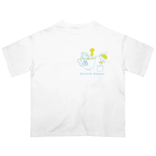 Mainichi kodomo lemon tea Oversized T-Shirt