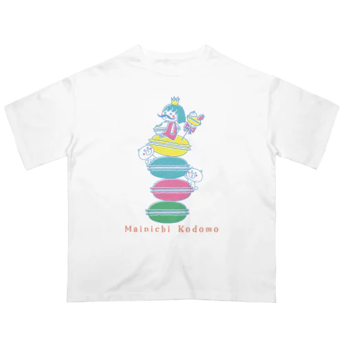 Mainichi kodomo macaron オーバーサイズTシャツ