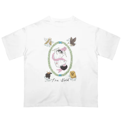 Cat of the world オーバーサイズTシャツ