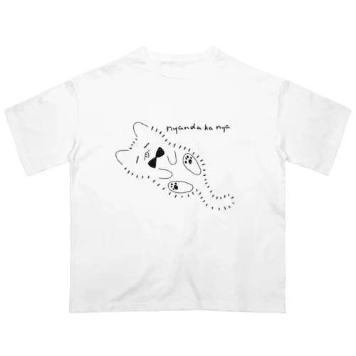 ニャンだかにゃんこ オーバーサイズTシャツ