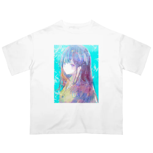 青髪 Oversized T-Shirt