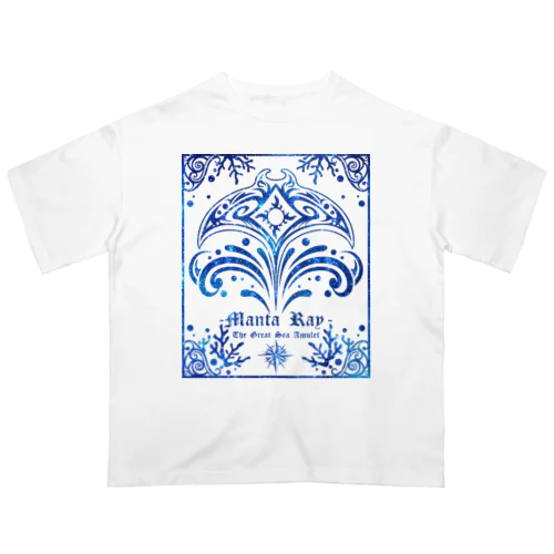 -Manta Ray-（マリン） Oversized T-Shirt