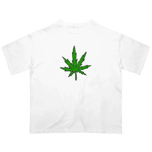 WEEDワンポイント オーバーサイズTシャツ