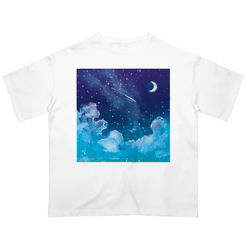 星空(ロゴ入り) Oversized T-Shirt