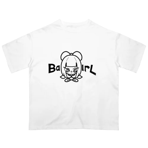 悪い子な女の子 オーバーサイズTシャツ