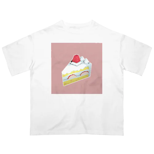 かわいいローポリケーキ オーバーサイズTシャツ