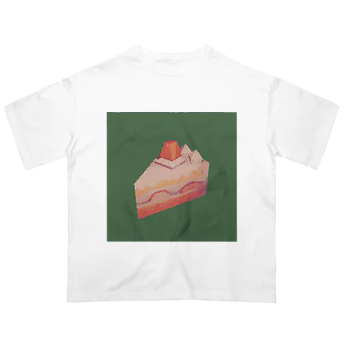 レトロ風ローポリケーキ オーバーサイズTシャツ