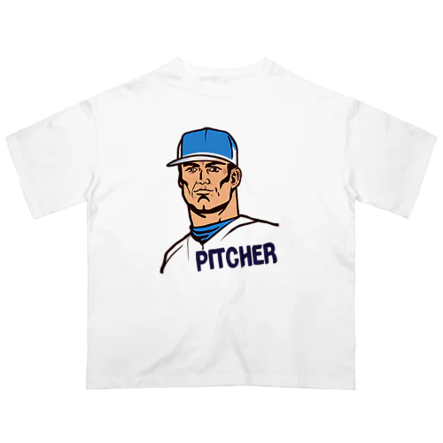 Pitcherくん01 オーバーサイズTシャツ