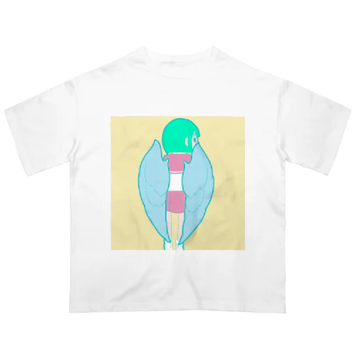 羽根のはえた子 Oversized T-Shirt