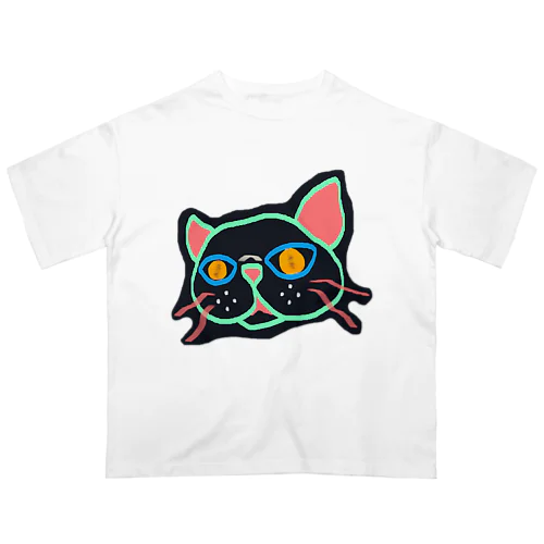 ウチノネコネオン オーバーサイズTシャツ