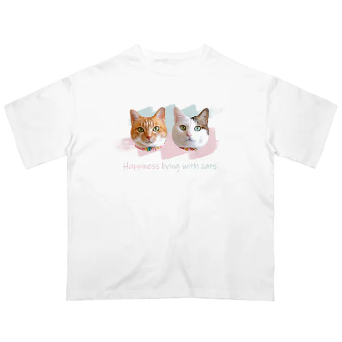 まんまるねこ オーバーサイズTシャツ