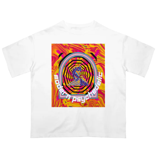 Modern Psychedelicロゴ Oversized T-Shirt