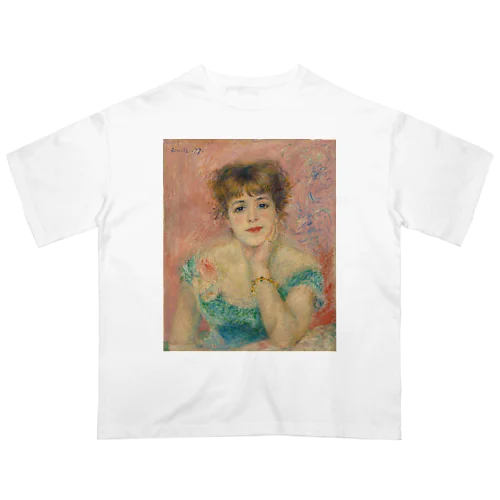 女優ジャンヌ・サマリーの肖像 / Portrait of the Actress Jeanne Samary Oversized T-Shirt