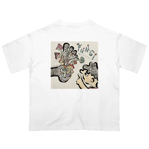 Fun-gi (楽しいシイタケ) オーバーサイズTシャツ