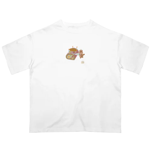 絵本『くるくるロールケーキ』 Oversized T-Shirt