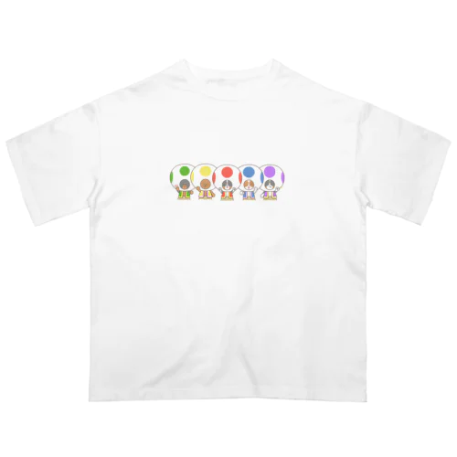 きのこキャバリア オーバーサイズTシャツ