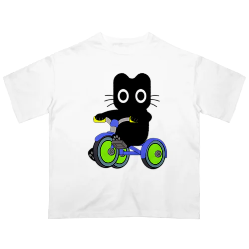 くろねこクロル（三輪車） Oversized T-Shirt