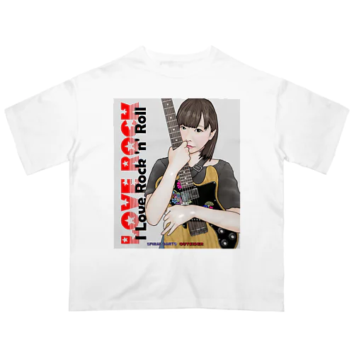 ギター少女（ちぃ） オーバーサイズTシャツ