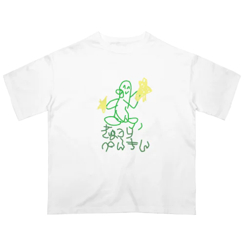 きゅうりぺんぎん オーバーサイズTシャツ