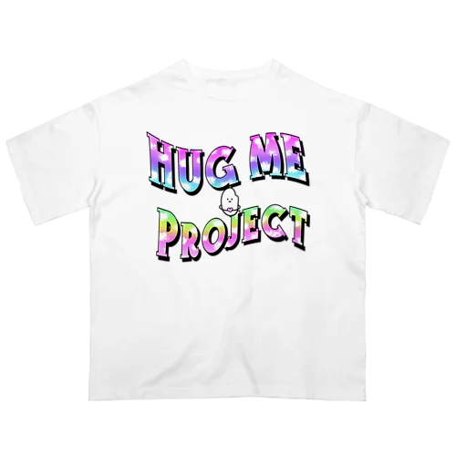 HUGME project（背面ピンク） オーバーサイズTシャツ