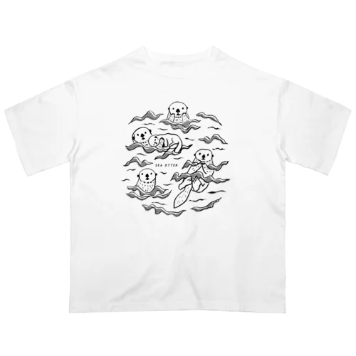 ぷかぷかラッコ オーバーサイズTシャツ