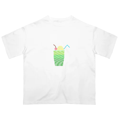 もじもじクリームソーダ オーバーサイズTシャツ