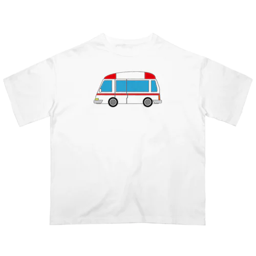 可愛い救急車 オーバーサイズTシャツ