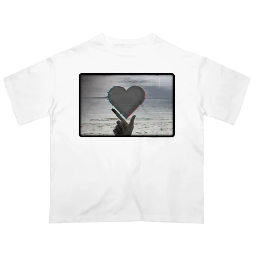 Hearts Oversized T-Shirt