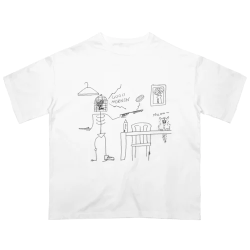 ラクガキ オーバーサイズTシャツ