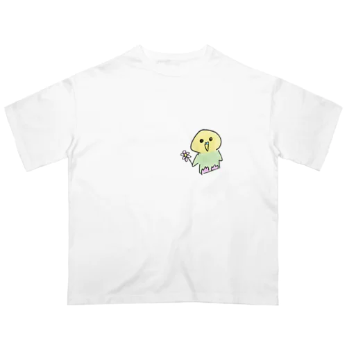 セキセイインコ オーバーサイズTシャツ