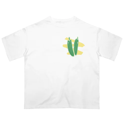 【野菜シリーず】ししとう オーバーサイズTシャツ