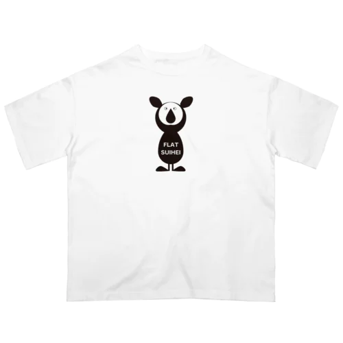 水平くん Oversized T-Shirt