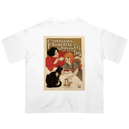 チョコレートと紅茶のフランス商会 / French Company of Chocolates and Teas Oversized T-Shirt