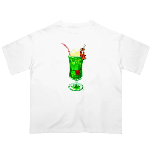 クリームソーダとトラちゃん Oversized T-Shirt