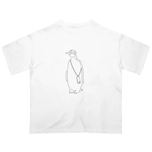 休日ペンギン Oversized T-Shirt